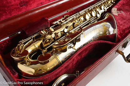 King Series II Silversonic Full Pearls Tenor Saxophone Matt Stohrer Overhaul Exceptional 328630