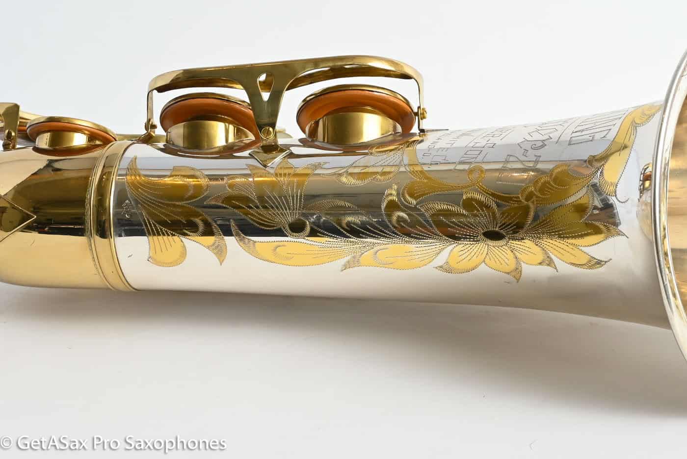 King Series II Silversonic Full Pearls Tenor Saxophone Matt Stohrer Overhaul Exceptional 328630