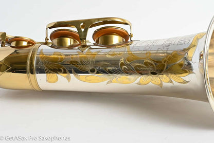 King Series II Silversonic Full Pearls Tenor Saxophone Matt Stohrer Overhaul Exceptional 328630