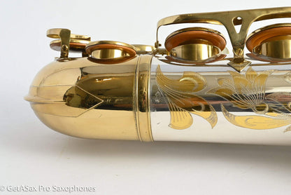 King Series II Silversonic Full Pearls Tenor Saxophone Matt Stohrer Overhaul Exceptional 328630