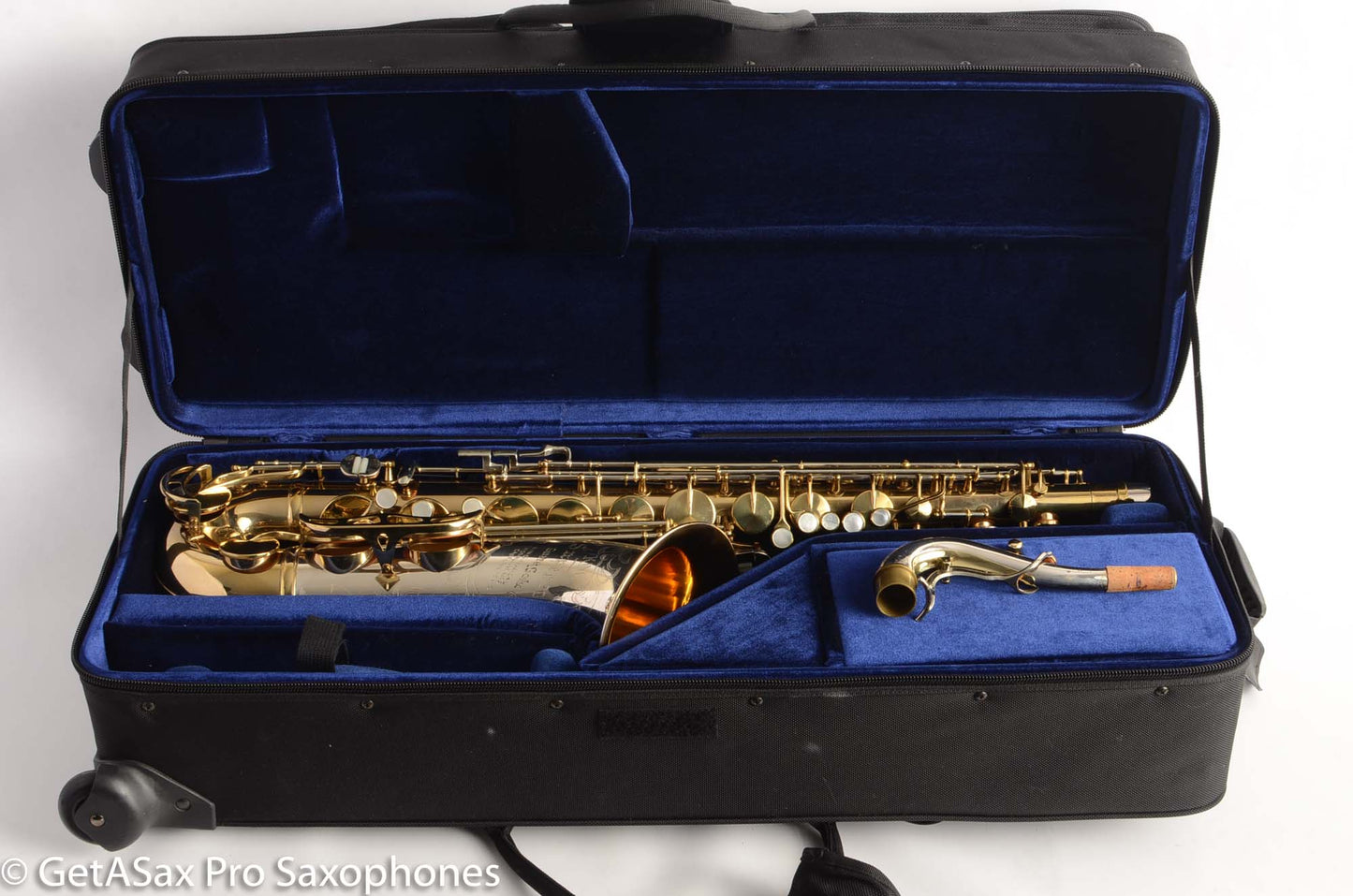 King Silversonic Tenor Excellent Condition Original Lacquer Silver Neck + Bell + Treypack 448262
