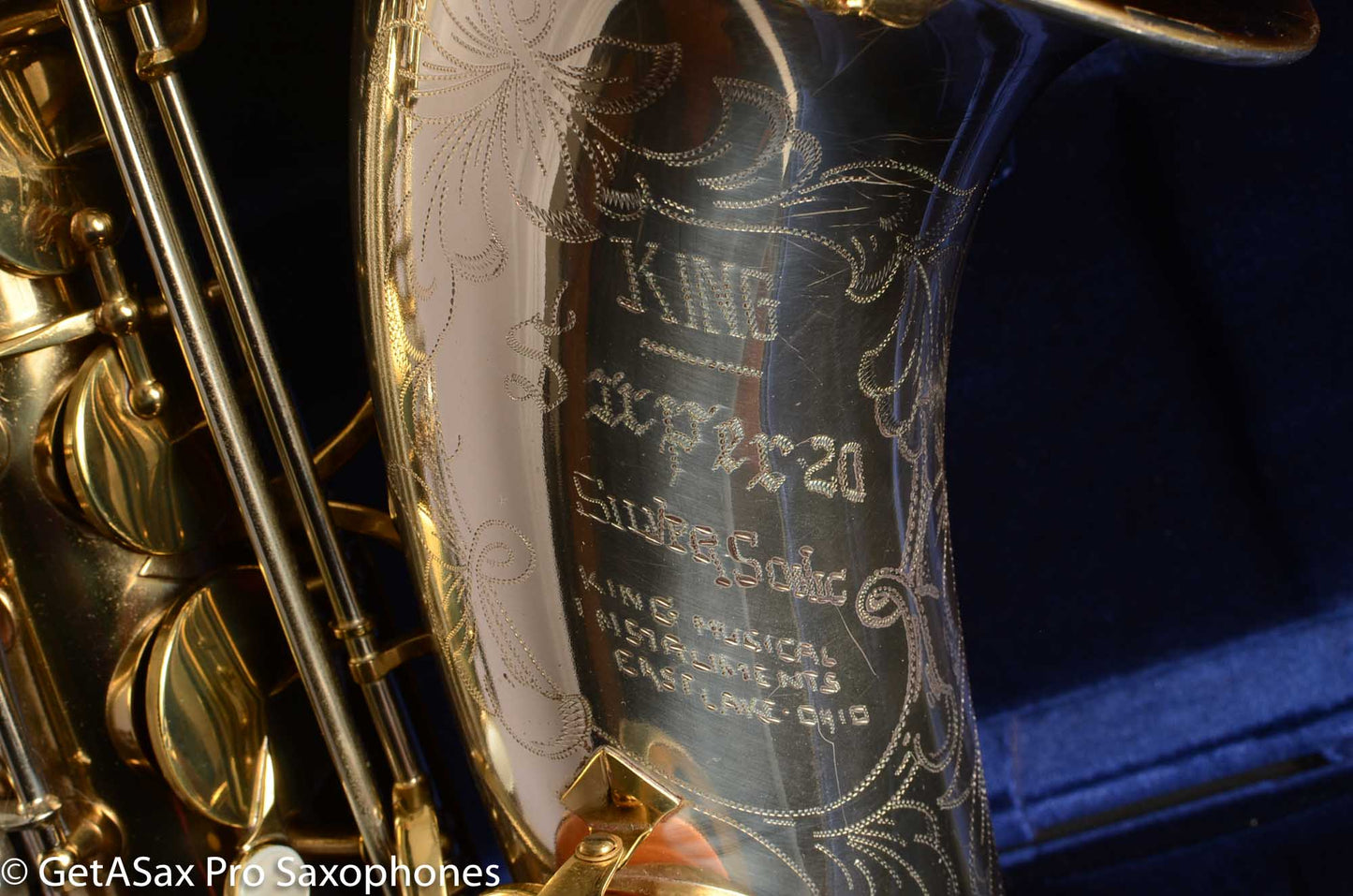 King Silversonic Tenor Excellent Condition Original Lacquer Silver Neck + Bell + Treypack 448262