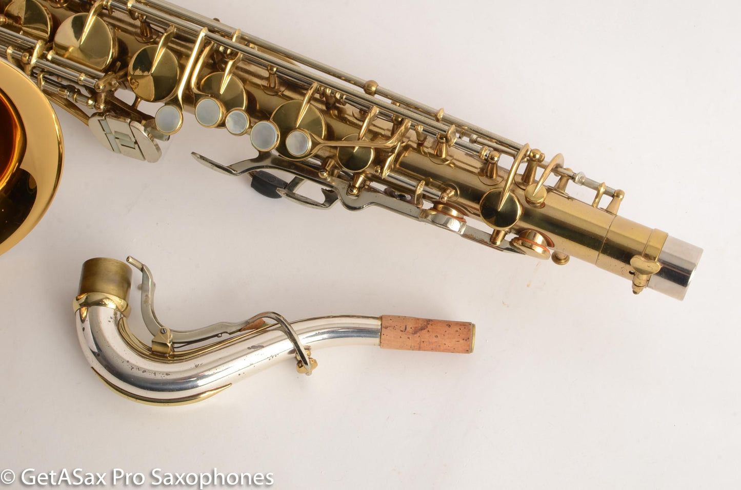 King Silversonic Tenor Excellent Condition Original Lacquer Silver Neck + Bell + Treypack 448262