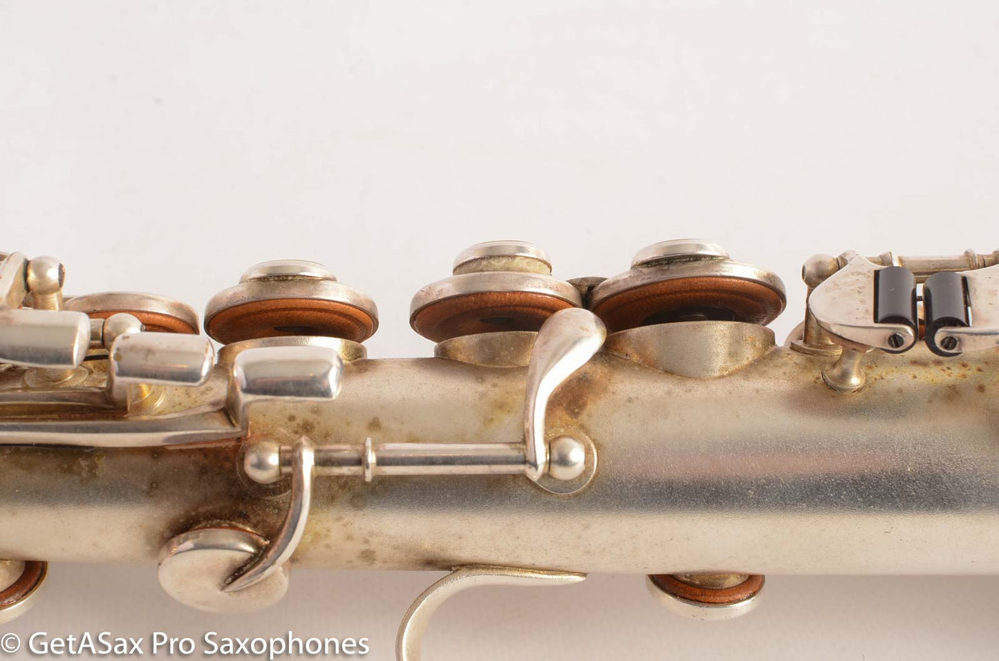 King Soprano Saxophone Original Silver Plate 81960 Great Deal!