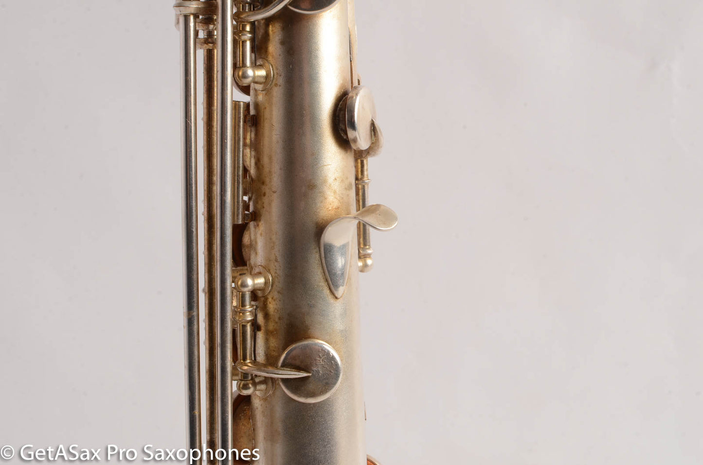 King Soprano Saxophone Original Silver Plate 81960 Great Deal!