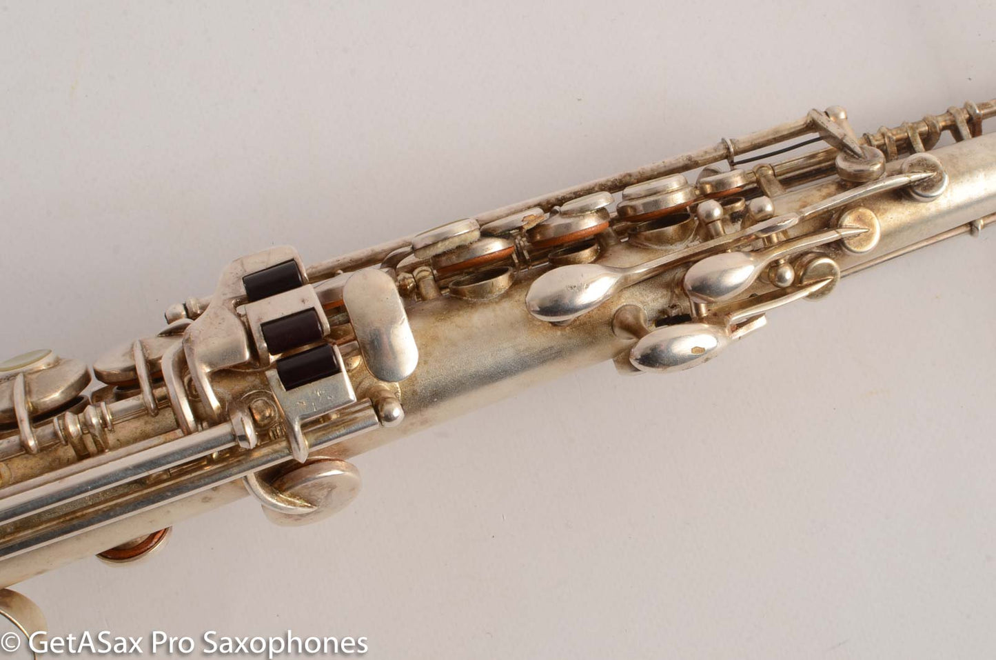 King Soprano Saxophone Original Silver Plate 81960 Great Deal!