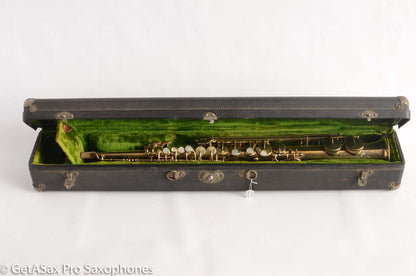 King Original Gold Plate Soprano Saxophone Beautiful Engraving 56362