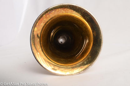 King Original Gold Plate Soprano Saxophone Beautiful Engraving 56362