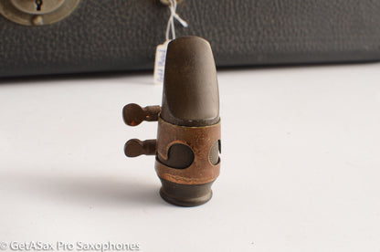 King Original Gold Plate Soprano Saxophone Beautiful Engraving 56362