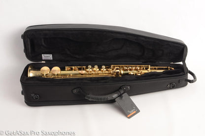 King Soprano Saxophone Gold Plate Fresh Overhaul Amazing! 99847