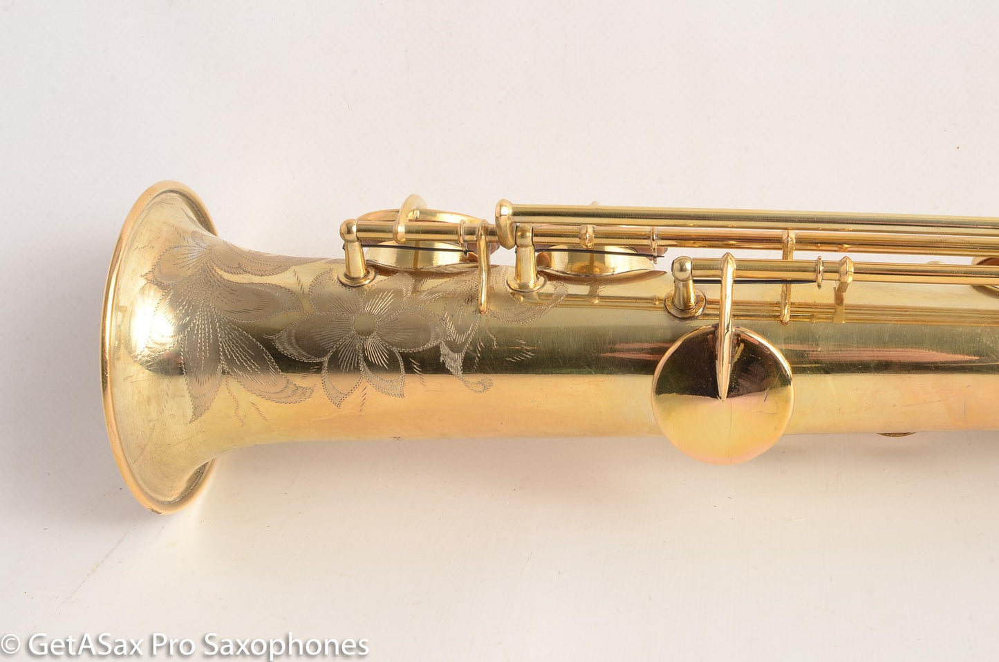 King Soprano Saxophone Gold Plate Fresh Overhaul Amazing! 99847