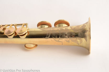 King Soprano Saxophone Gold Plate Fresh Overhaul Amazing! 99847