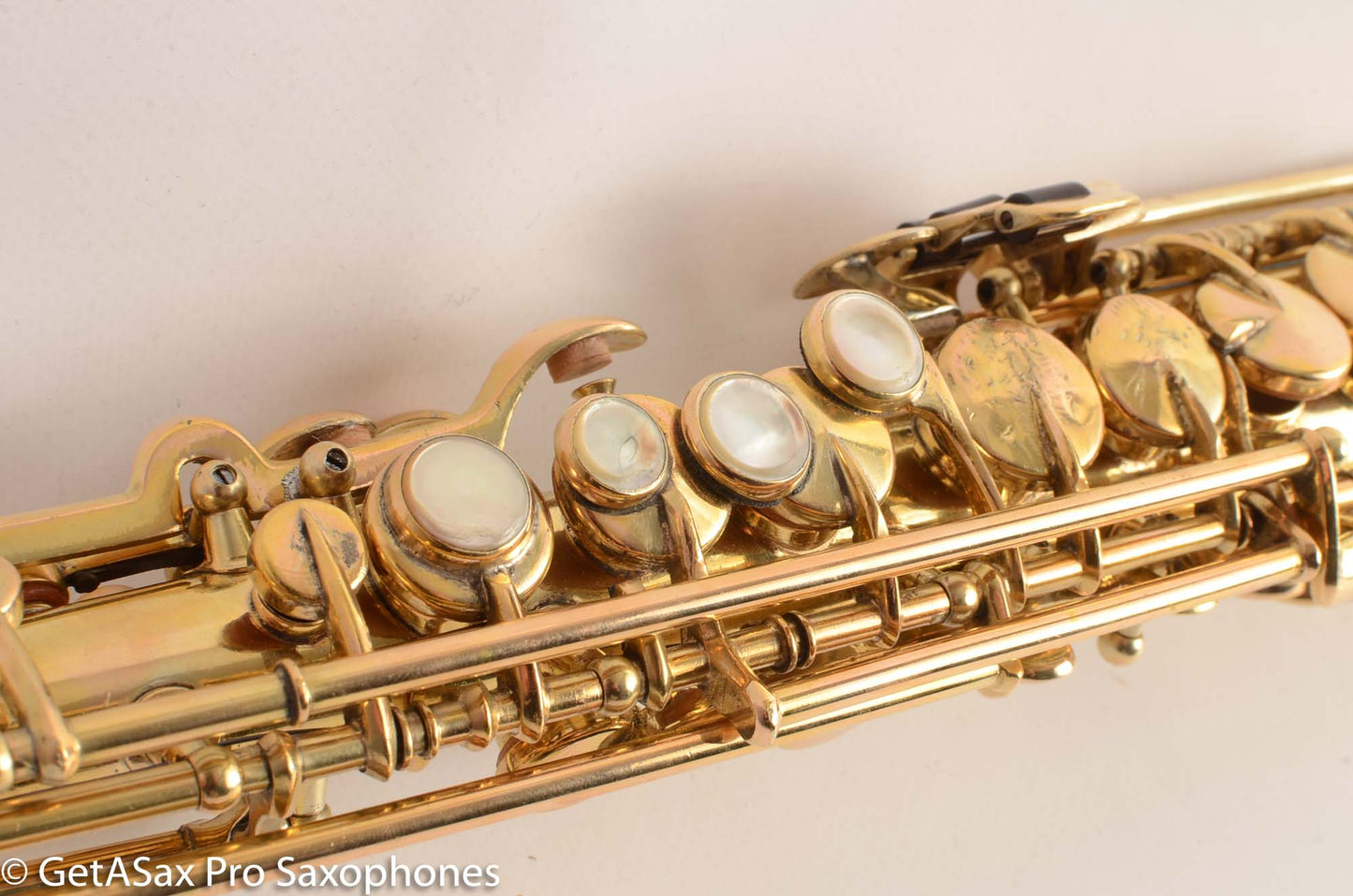 King Soprano Saxophone Gold Plate Fresh Overhaul Amazing! 99847