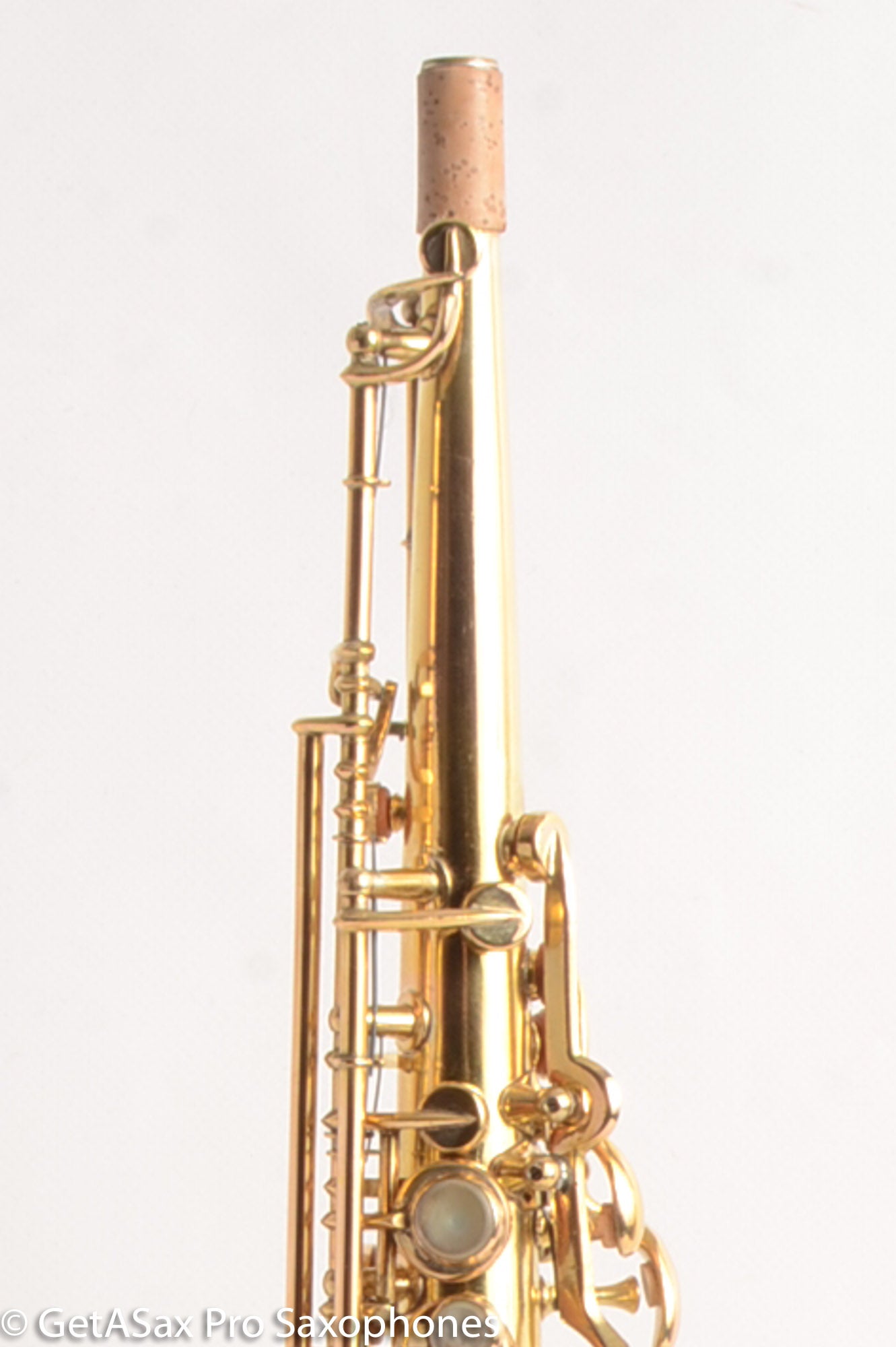 King Soprano Saxophone Gold Plate Fresh Overhaul Amazing! 99847