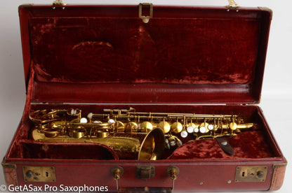 King Super 20 Alto 1950 Original Lacquer Recent Overhaul Full Pearls Excellent Condition 313044