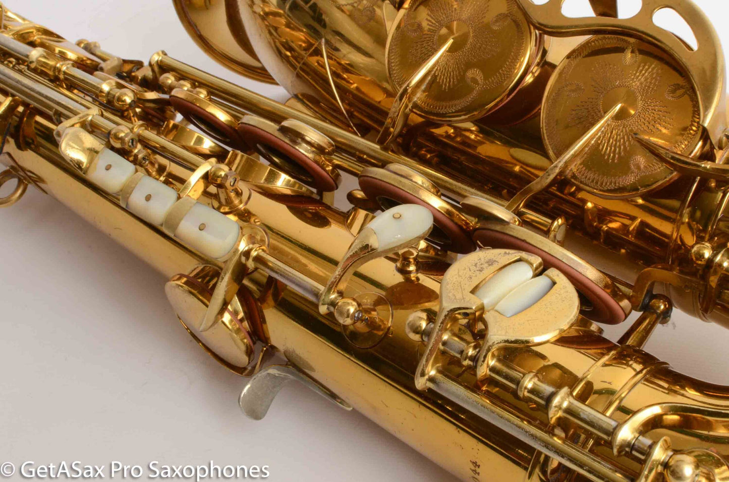 King Super 20 Alto 1950 Original Lacquer Recent Overhaul Full Pearls Excellent Condition 313044