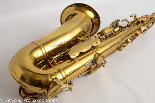 King Super 20 Alto 1950 Original Lacquer Recent Overhaul Full Pearls Excellent Condition 313044