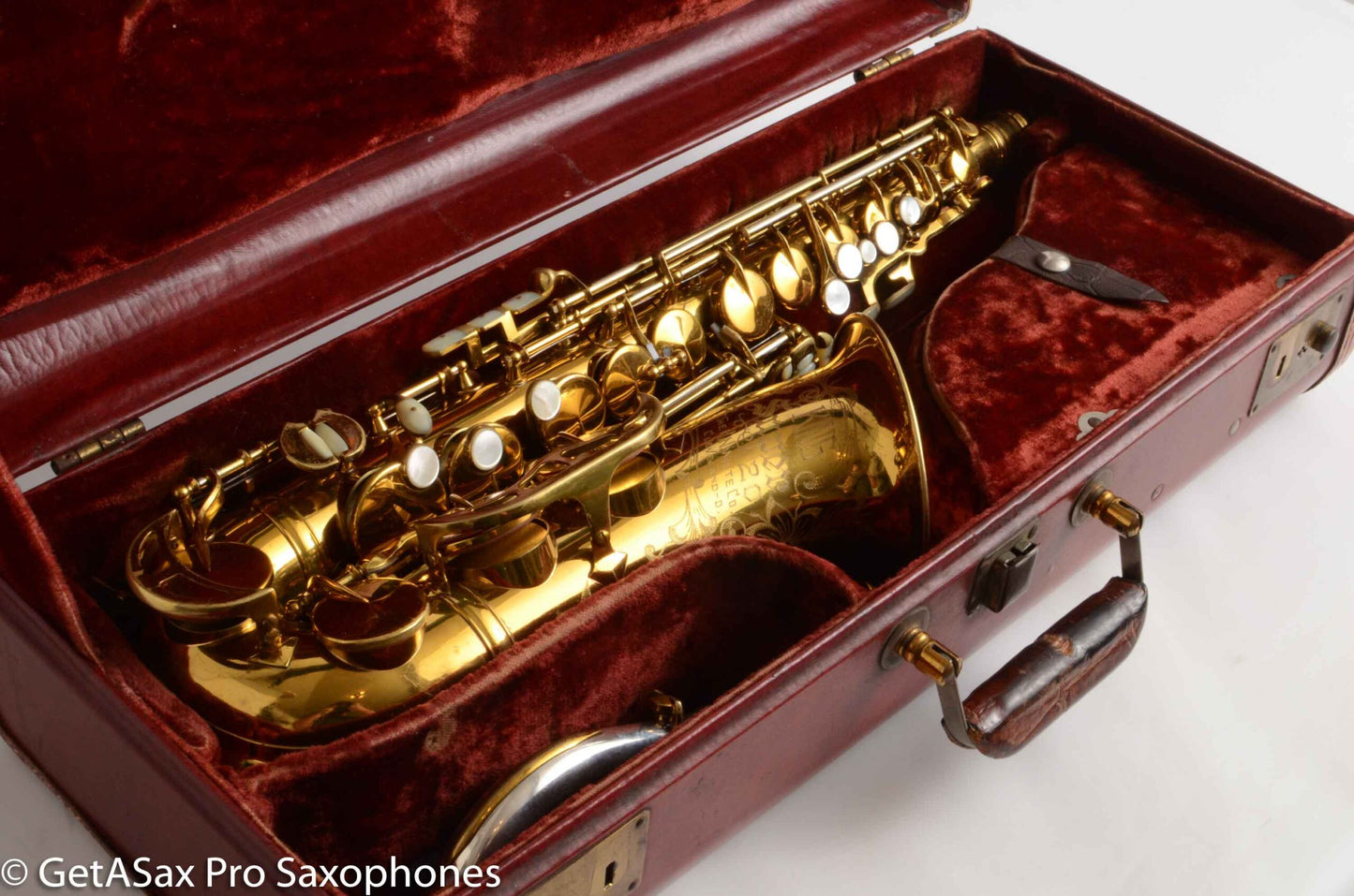 King Super 20 Alto 1950 Original Lacquer Recent Overhaul Full Pearls Excellent Condition 313044