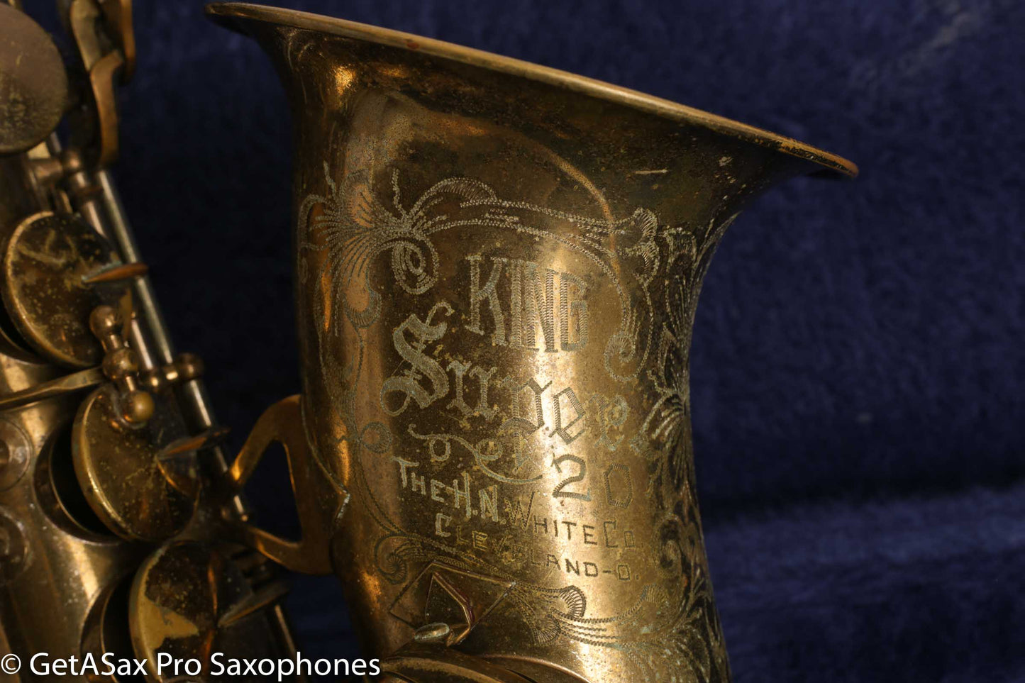 King Super 20 Alto 1948 Original Lacquer Full Pearls 283216