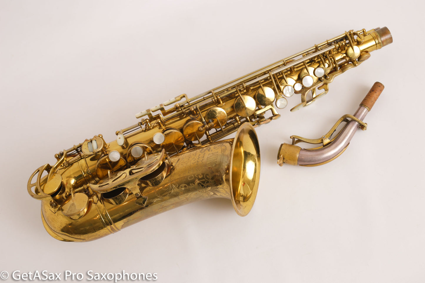 King Super 20 Alto Saxophone Full Pearls Original Lacquer Exceptional! 298279
