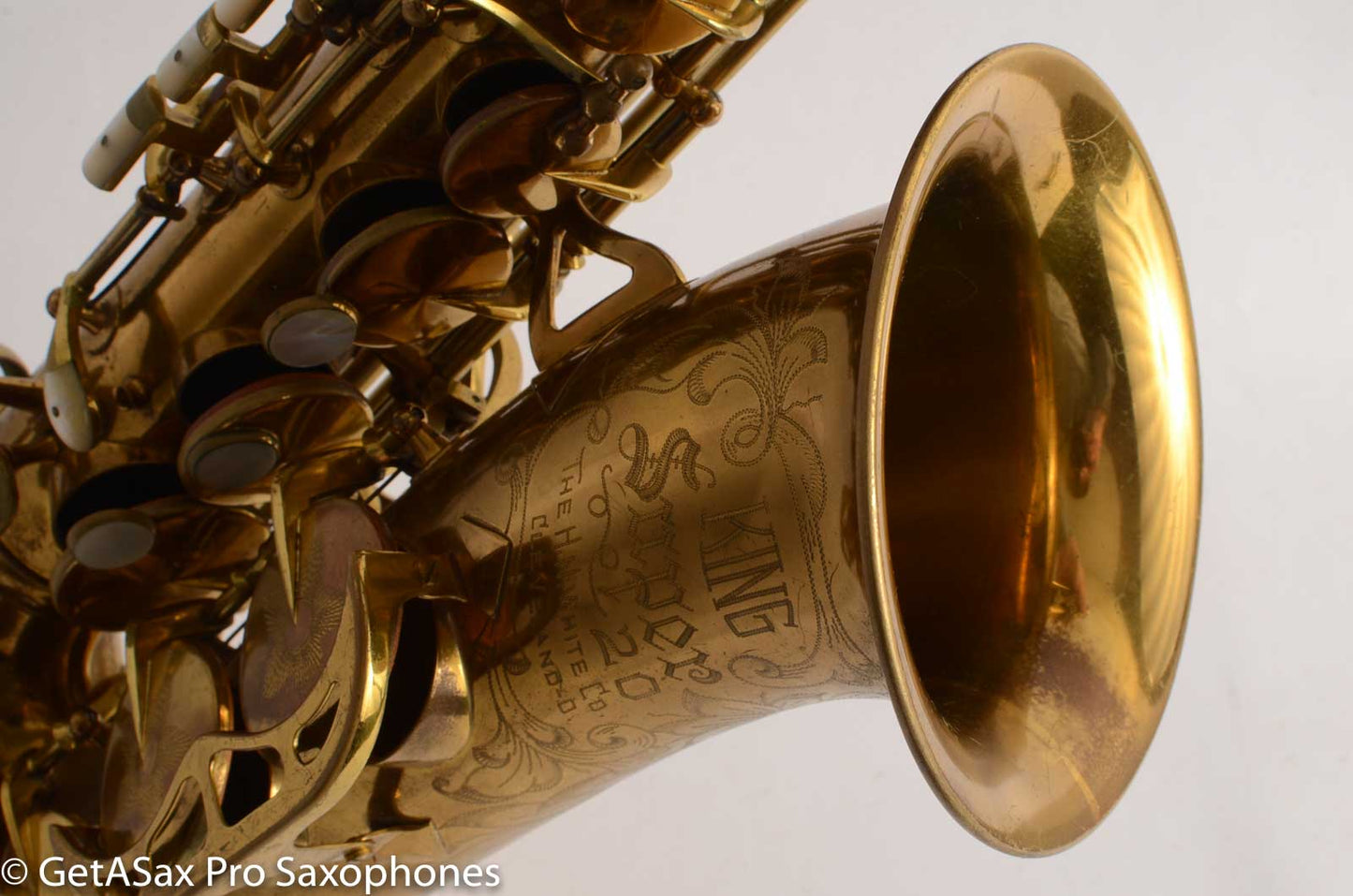 King Super 20 Alto Saxophone 298298 Original Fresh Overhaul!