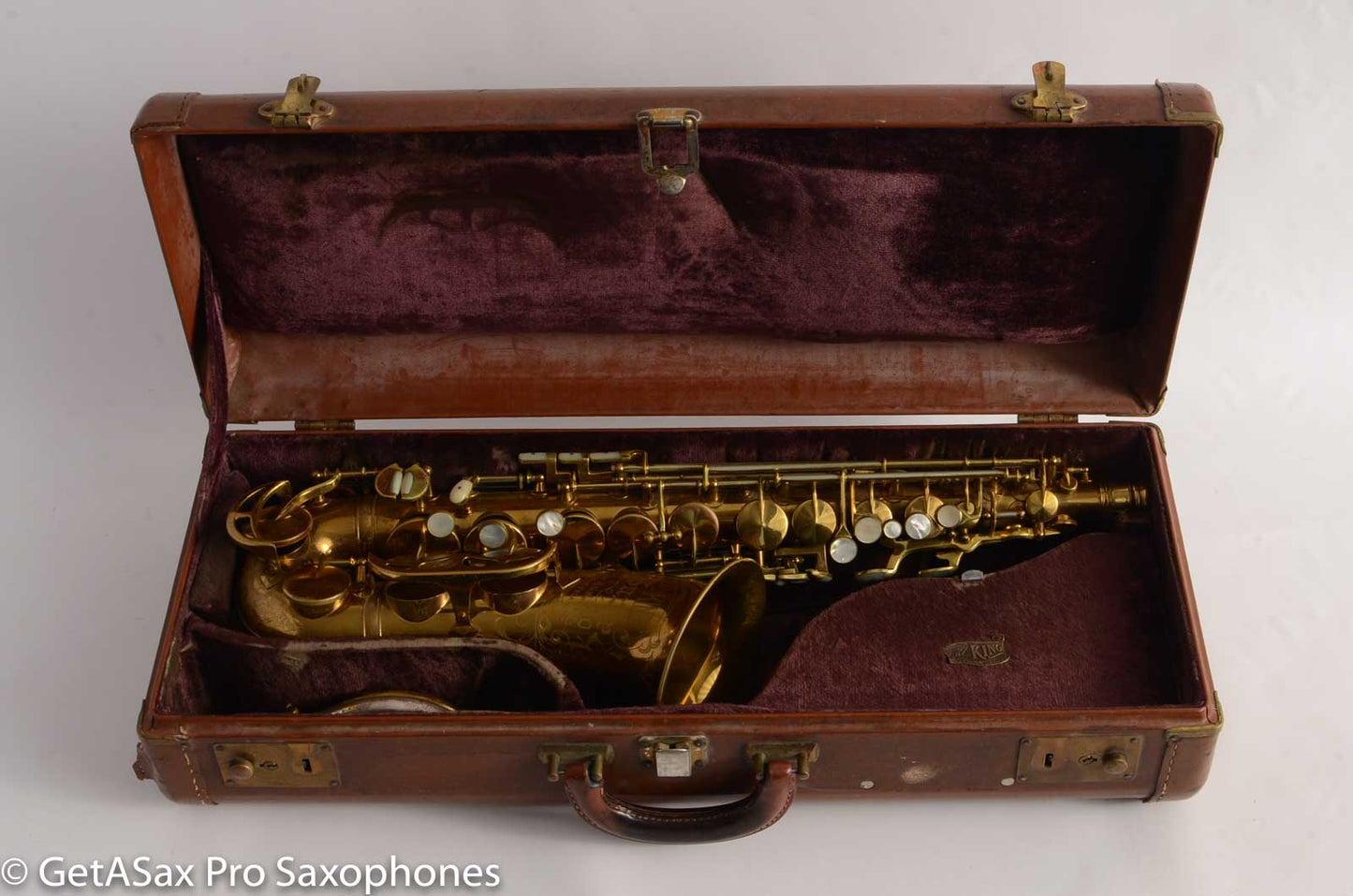 King Super 20 Alto Saxophone 298298 Original Fresh Overhaul!