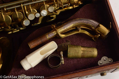 King Super 20 Alto Saxophone 298298 Original Fresh Overhaul!