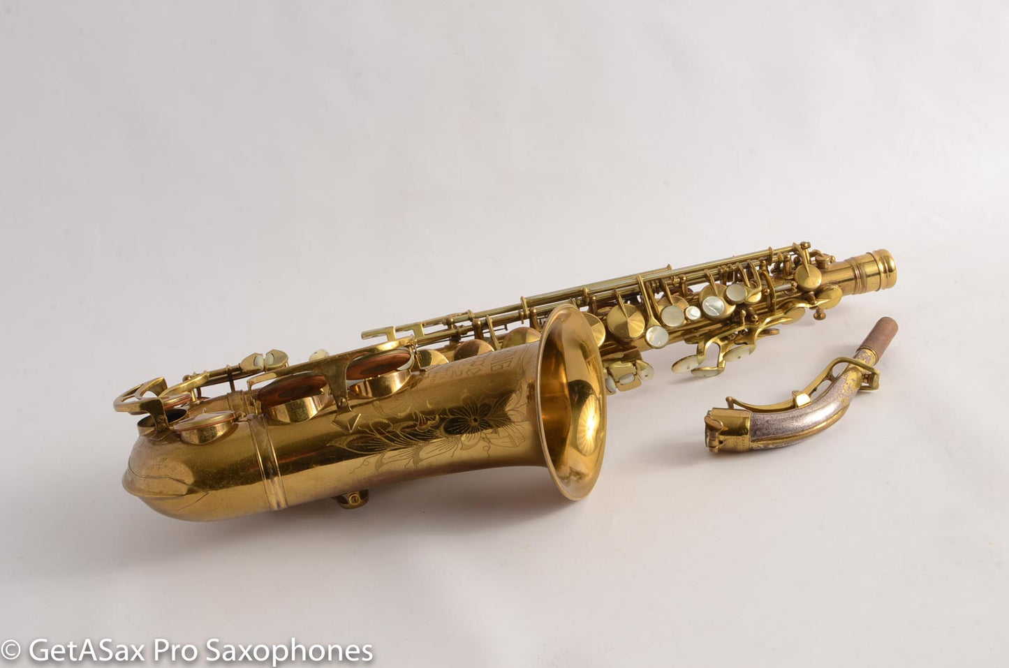 King Super 20 Alto Saxophone 298298 Original Fresh Overhaul!