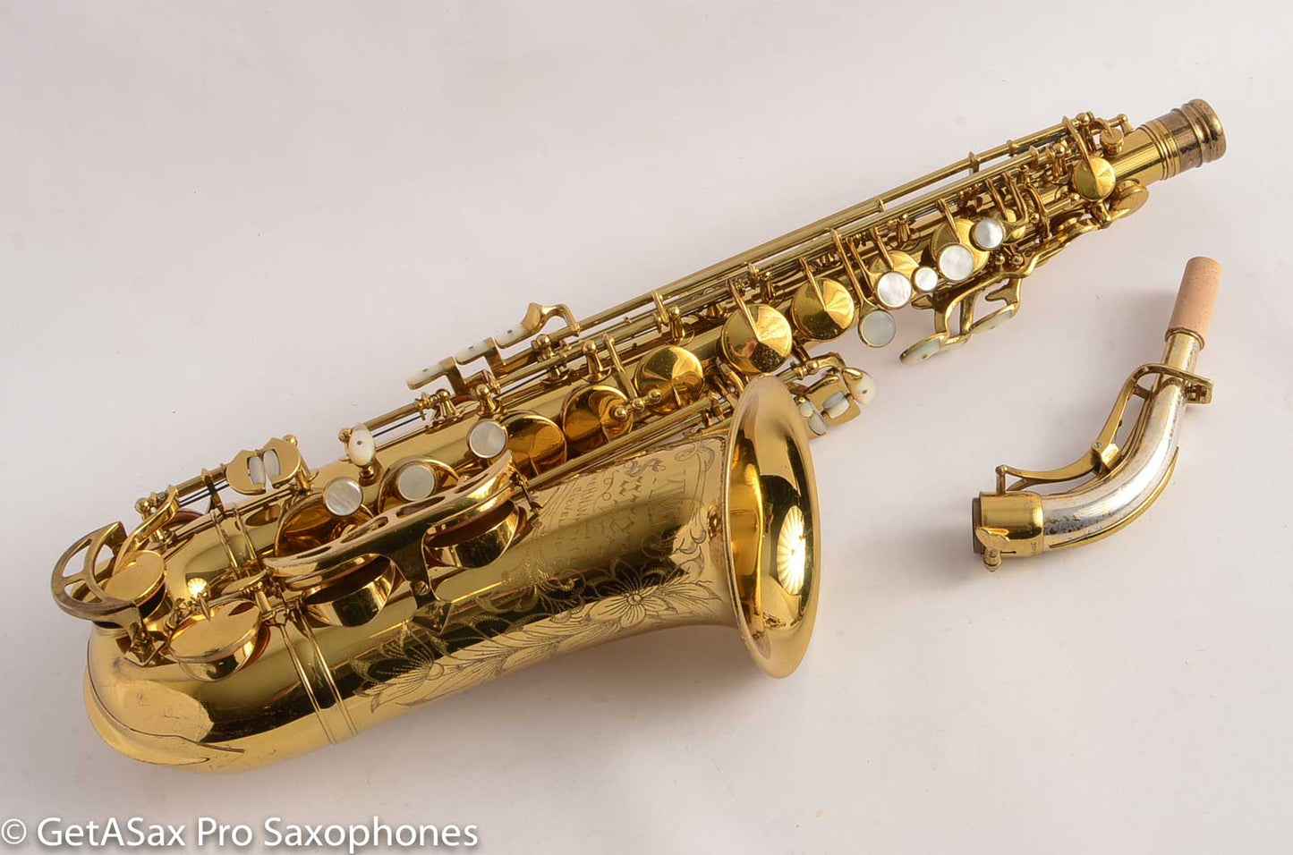 King Super 20 Alto Saxophone Full Pearls from 1950 Original Lacquer