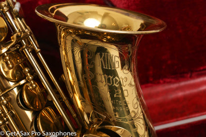 King Super 20 Alto Full Pearls Series II Original Lacquer Very Good Condition 318035