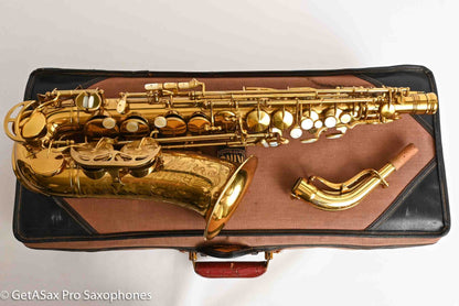 King Super 20 Alto Full Pearls Fantastic Condition w/ Case Cover 318043