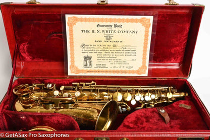 King Super 20 Alto Full Pearls Fantastic Condition w/ Case Cover 318043