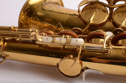 King Super 20 Alto Full Pearls Solid Silver Neck Matt Stohrer Overhaul 318290