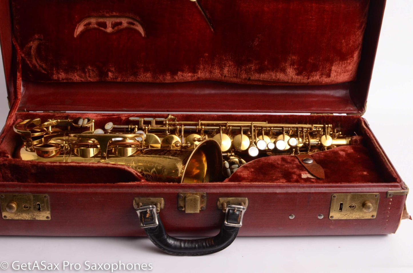 King Super 20 Alto Full Pearls Solid Silver Neck Matt Stohrer Overhaul 318290