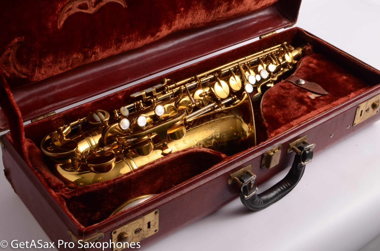 King Super 20 Alto Full Pearls Solid Silver Neck Matt Stohrer Overhaul 318290