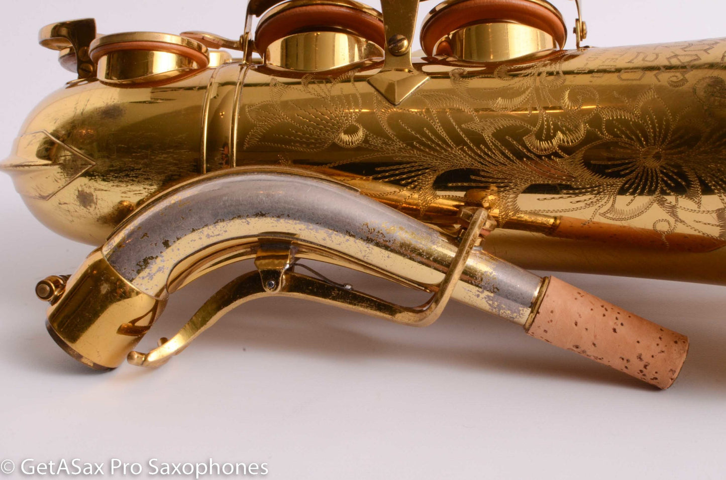 King Super 20 Alto Full Pearls Solid Silver Neck Matt Stohrer Overhaul 318290