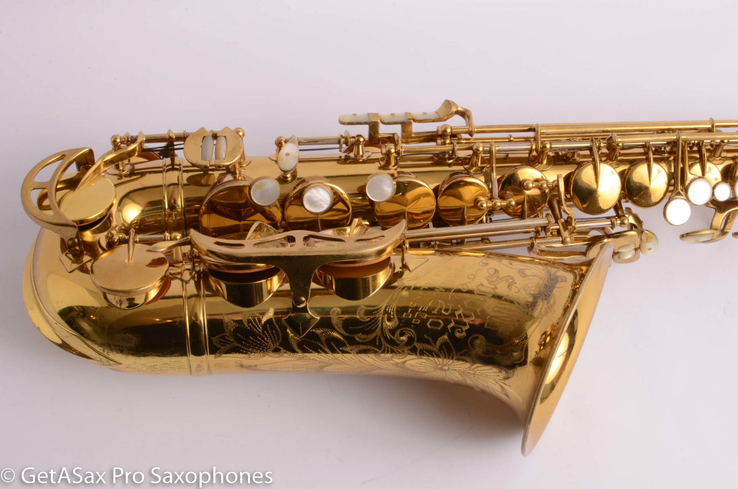 King Super 20 Alto Full Pearls Solid Silver Neck Matt Stohrer Overhaul 318290