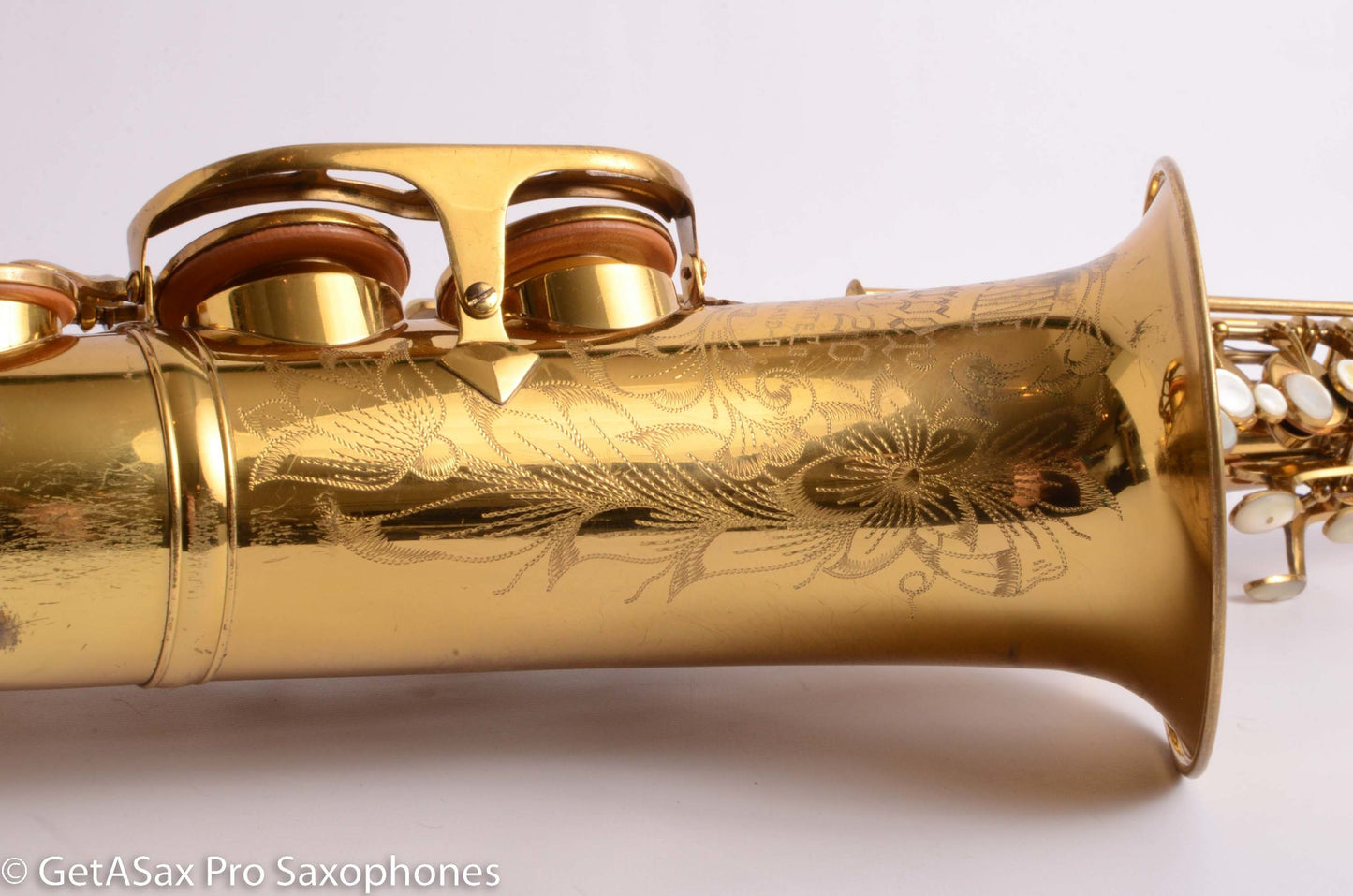 King Super 20 Alto Full Pearls Solid Silver Neck Matt Stohrer Overhaul 318290