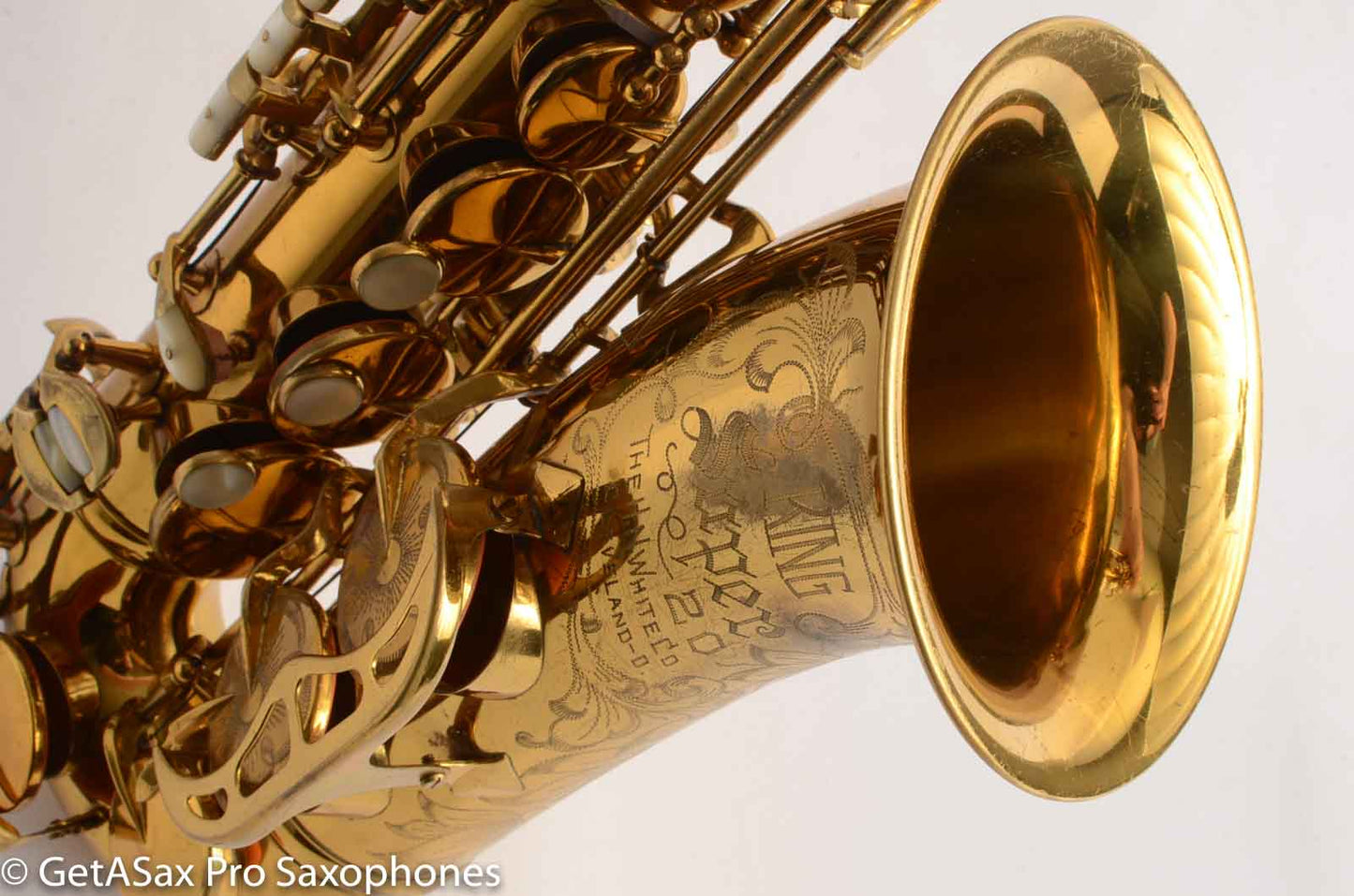 King Super 20 Alto Saxophone Full Pearls Series II 319xxx Original Lacquer