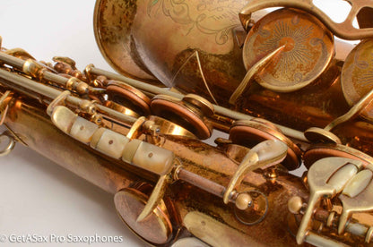 King Super 20 Alto 1954 Full Pearls Recent Matt Stohrer Overhaul Original Lacquer Excellent! 338052