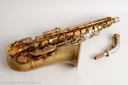 King Super 20 Alto 1954 Full Pearls Recent Matt Stohrer Overhaul Original Lacquer Excellent! 338052
