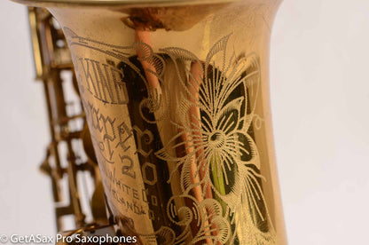 King Super 20 Alto Saxophone Full Pearls Series II Orig. Lacquer Exceptional Player! 339676