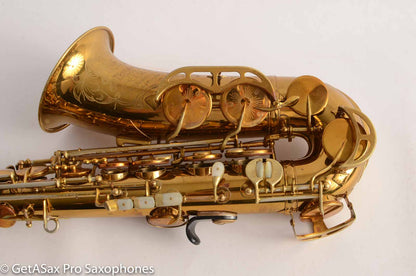 King Super 20 Alto Saxophone Full Pearls Series II Orig. Lacquer Exceptional Player! 339676