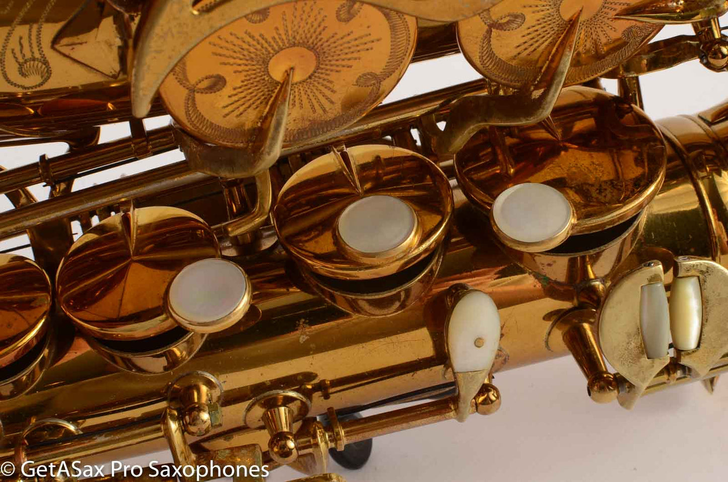 King Super 20 Alto Saxophone Full Pearls Series II Orig. Lacquer Exceptional Player! 339676