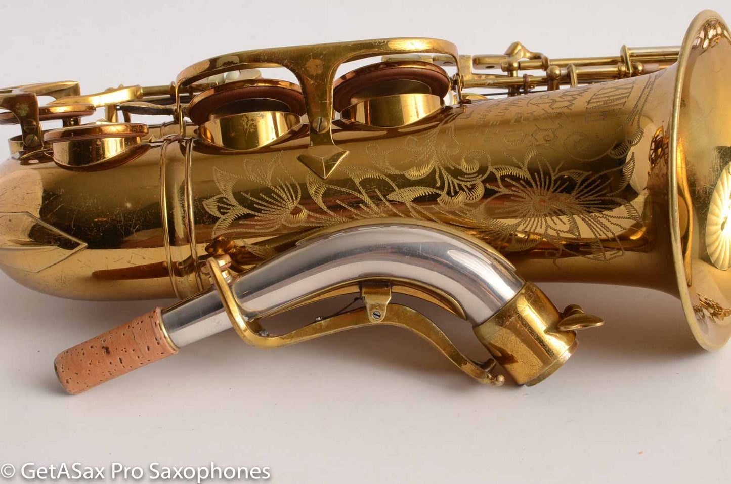 King Super 20 Alto Saxophone Full Pearls Series II Orig. Lacquer Exceptional Player! 339676