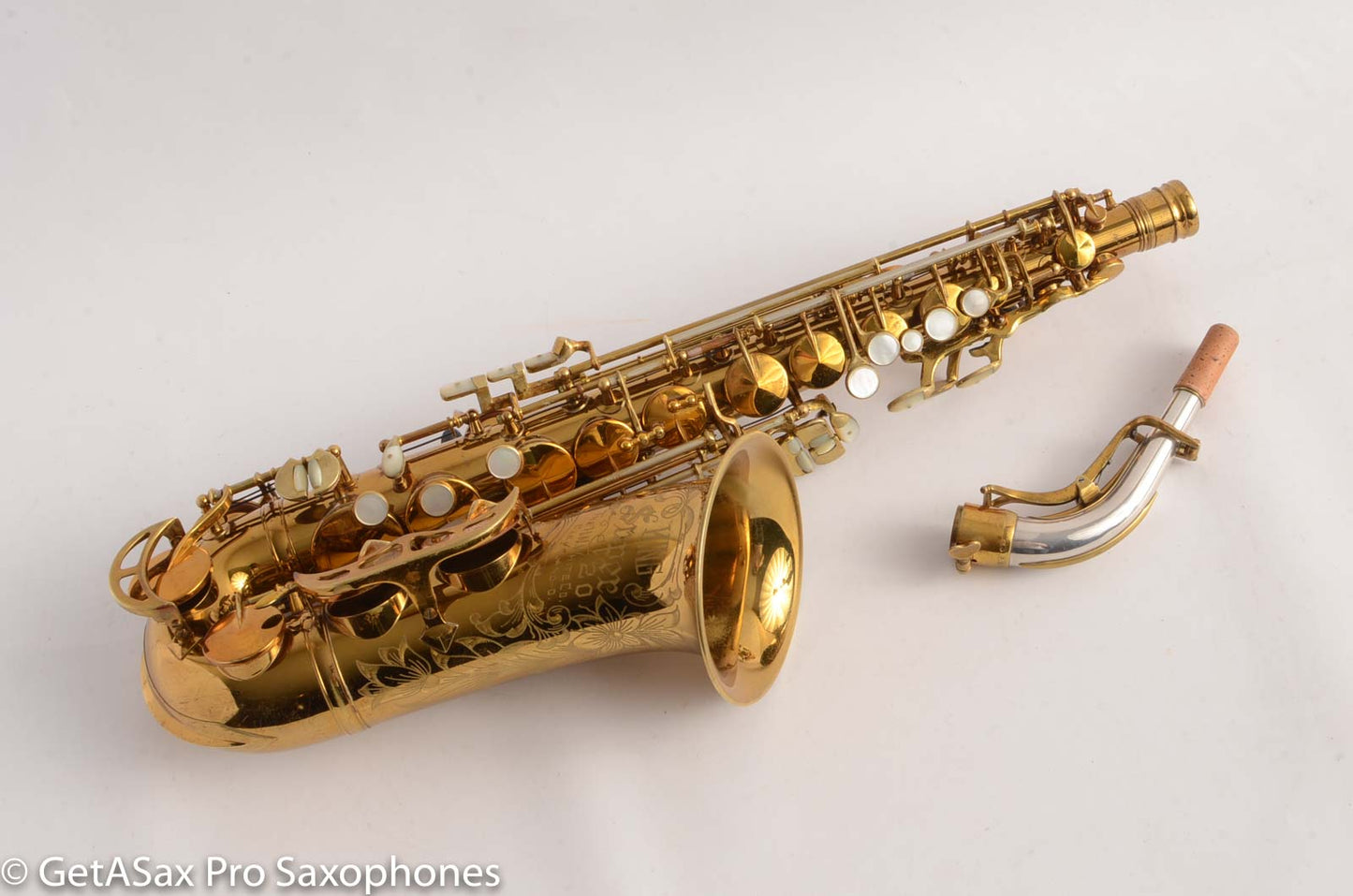 King Super 20 Alto Saxophone Full Pearls Series II Orig. Lacquer Exceptional Player! 339676