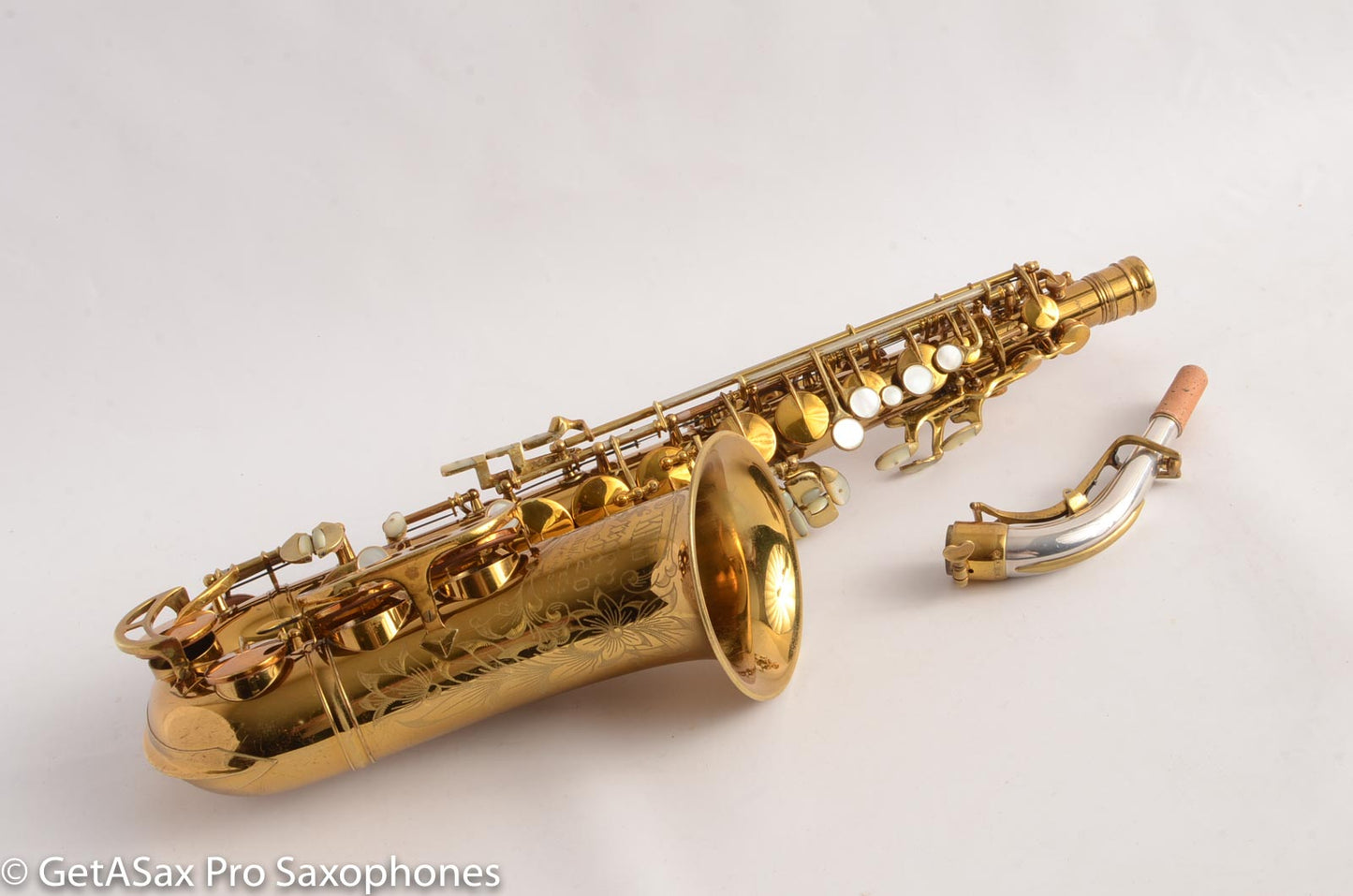 King Super 20 Alto Saxophone Full Pearls Series II Orig. Lacquer Exceptional Player! 339676