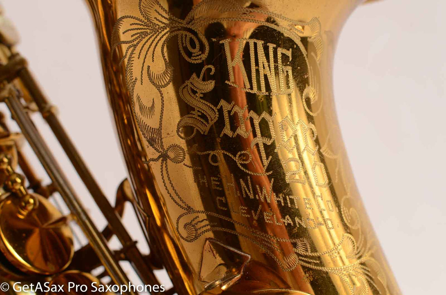 King Super 20 Alto Saxophone Full Pearls Series II Orig. Lacquer Exceptional Player! 339676