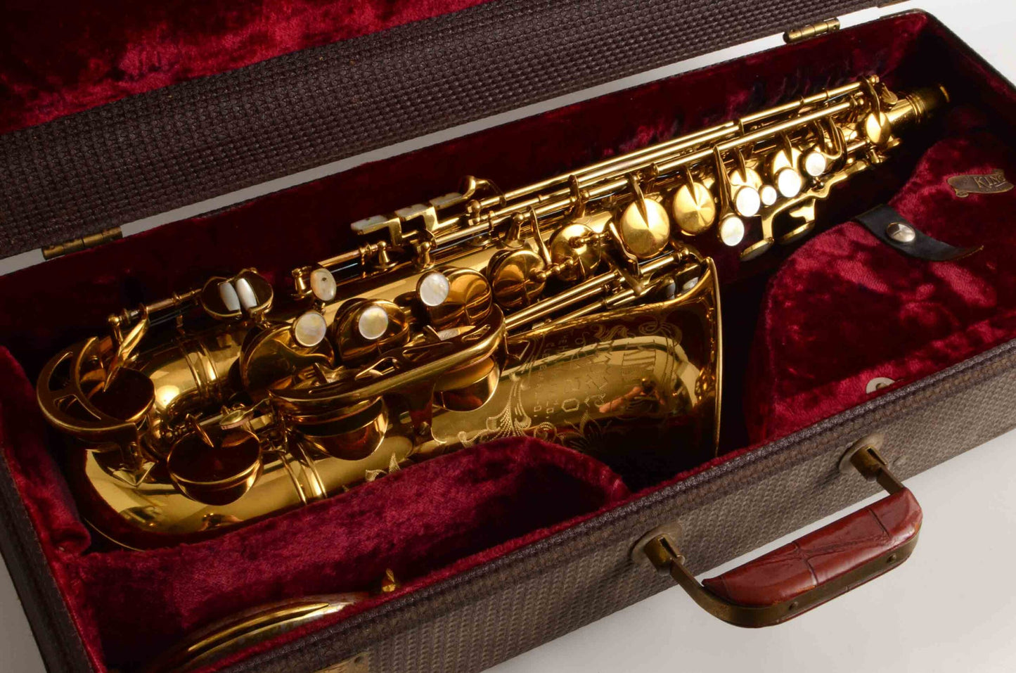 King Super 20 Alto Full Pearls Original Lacquer Fresh Matt Stohrer Overhaul 339681