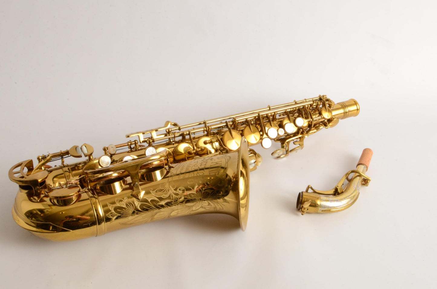 King Super 20 Alto Full Pearls Original Lacquer Fresh Matt Stohrer Overhaul 339681